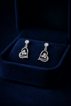Silver Heart Danglers